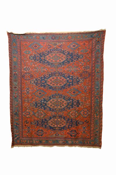 Tappeto Sumak Caucaso  - Asta  Arredi Antichi, Oggetti d'Arte, Curiosities con una selezione di tappeti - Associazione Nazionale - Case d'Asta italiane