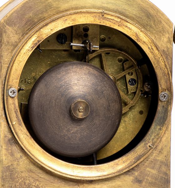 Orologio da appoggio Impero francese in bronzo dorato  - Asta  Arredi Antichi, Oggetti d'Arte, Curiosities con una selezione di tappeti - Associazione Nazionale - Case d'Asta italiane