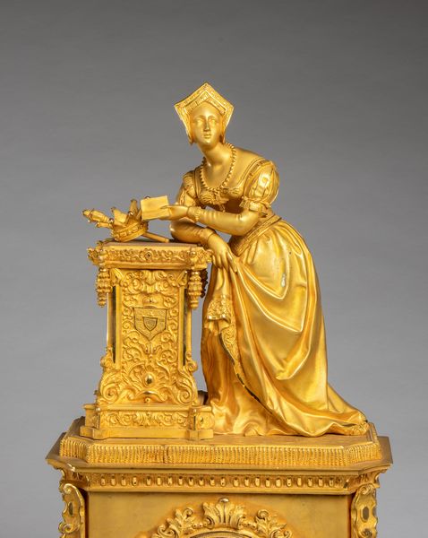 Orologio da appoggio Carlo X francese in bronzo dorato  - Asta  Arredi Antichi, Oggetti d'Arte, Curiosities con una selezione di tappeti - Associazione Nazionale - Case d'Asta italiane