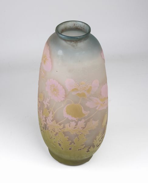 (attribuito a) Émile Gallé : Vaso ovoidale  - Asta  Arredi Antichi, Oggetti d'Arte, Curiosities con una selezione di tappeti - Associazione Nazionale - Case d'Asta italiane