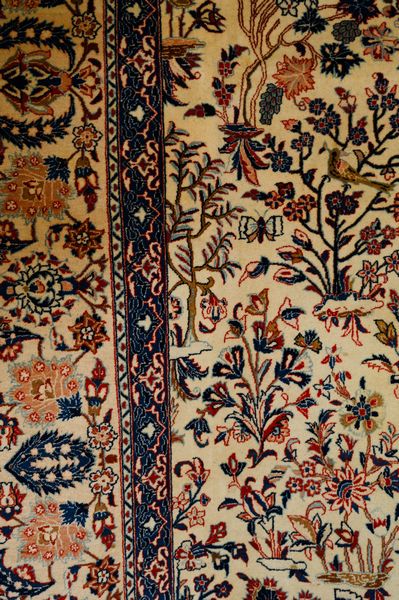 Tappeto Nain Tudeshk  - Asta  Arredi Antichi, Oggetti d'Arte, Curiosities con una selezione di tappeti - Associazione Nazionale - Case d'Asta italiane