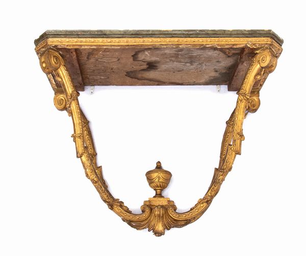 Consolina da muro e due poltrone in stile Veneziano  - Asta  Arredi Antichi, Oggetti d'Arte, Curiosities con una selezione di tappeti - Associazione Nazionale - Case d'Asta italiane