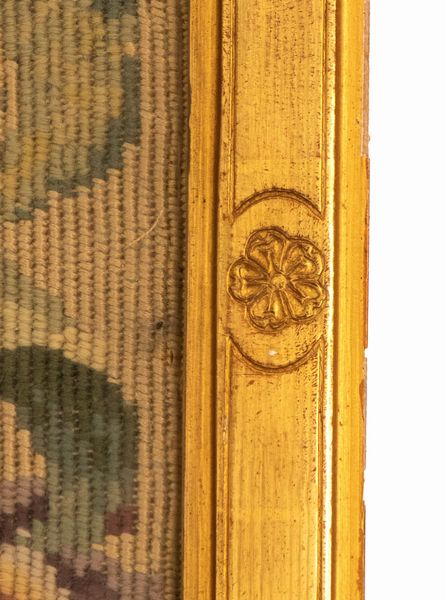 Arazzo francese con cornice  - Asta  Arredi Antichi, Oggetti d'Arte, Curiosities con una selezione di tappeti - Associazione Nazionale - Case d'Asta italiane