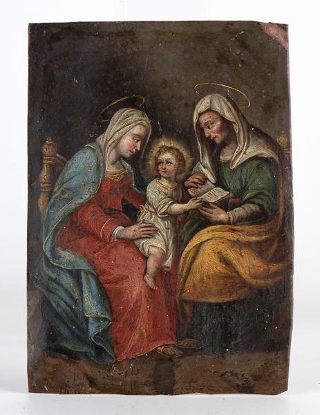 Sacra famiglia  - Asta  Arredi Antichi, Oggetti d'Arte, Curiosities con una selezione di tappeti - Associazione Nazionale - Case d'Asta italiane