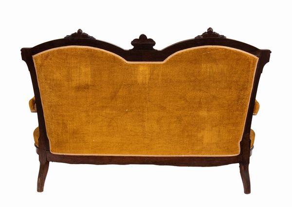 Gruppo di quattro sedie e divano Luigi Filippo francese  - Asta  Arredi Antichi, Oggetti d'Arte, Curiosities con una selezione di tappeti - Associazione Nazionale - Case d'Asta italiane