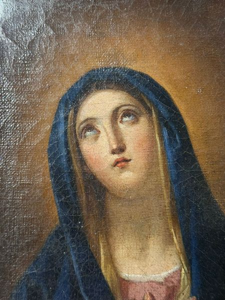 Ritratto della Vergine dolente  - Asta  Arredi Antichi, Oggetti d'Arte, Curiosities con una selezione di tappeti - Associazione Nazionale - Case d'Asta italiane