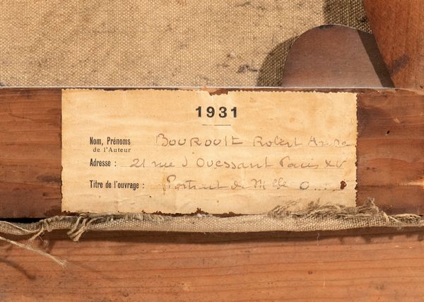 Robert Bouroult : Ritratto di fanciulla  - Asta  Arredi Antichi, Oggetti d'Arte, Curiosities con una selezione di tappeti - Associazione Nazionale - Case d'Asta italiane