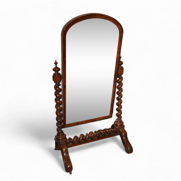 Psiche vittoriana inglese in palissandro  - Asta  Arredi Antichi, Oggetti d'Arte, Curiosities con una selezione di tappeti - Associazione Nazionale - Case d'Asta italiane