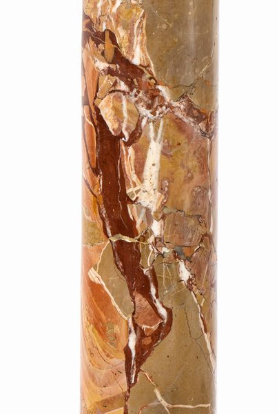 Coppia di colonne italiane in diaspro siciliano, Luigi XVI  - Asta  Arredi Antichi, Oggetti d'Arte, Curiosities con una selezione di tappeti - Associazione Nazionale - Case d'Asta italiane