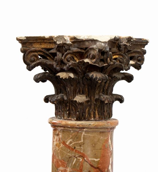 Coppia di colonne italiane in diaspro siciliano, Luigi XVI  - Asta  Arredi Antichi, Oggetti d'Arte, Curiosities con una selezione di tappeti - Associazione Nazionale - Case d'Asta italiane