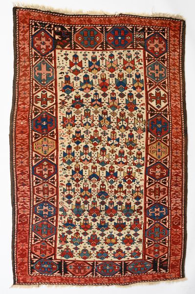 Tappeto Shirvan Kuba Caucaso  - Asta  Arredi Antichi, Oggetti d'Arte, Curiosities con una selezione di tappeti - Associazione Nazionale - Case d'Asta italiane