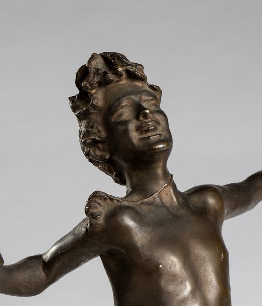 Giuseppe Renda : Scultura in bronzo  - Asta  Arredi Antichi, Oggetti d'Arte, Curiosities con una selezione di tappeti - Associazione Nazionale - Case d'Asta italiane