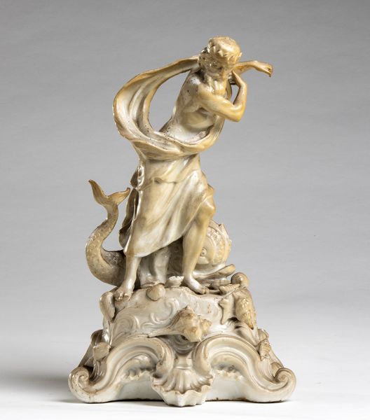 Scultura austriaca raffigurante Poseidone  - Asta  Arredi Antichi, Oggetti d'Arte, Curiosities con una selezione di tappeti - Associazione Nazionale - Case d'Asta italiane