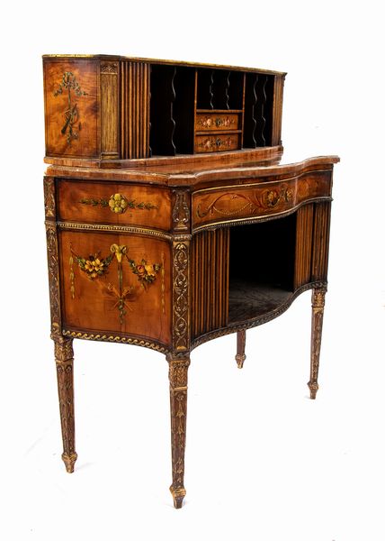 Credenza Adam inglese, Giorgio III  - Asta  Arredi Antichi, Oggetti d'Arte, Curiosities con una selezione di tappeti - Associazione Nazionale - Case d'Asta italiane