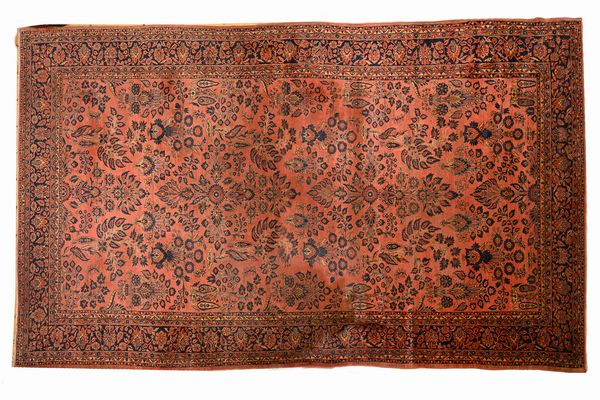 Tappeto Sarouk Americano  - Asta  Arredi Antichi, Oggetti d'Arte, Curiosities con una selezione di tappeti - Associazione Nazionale - Case d'Asta italiane