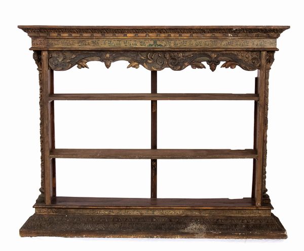 Libreria dipinta italiana Luigi XVI  - Asta  Arredi Antichi, Oggetti d'Arte, Curiosities con una selezione di tappeti - Associazione Nazionale - Case d'Asta italiane