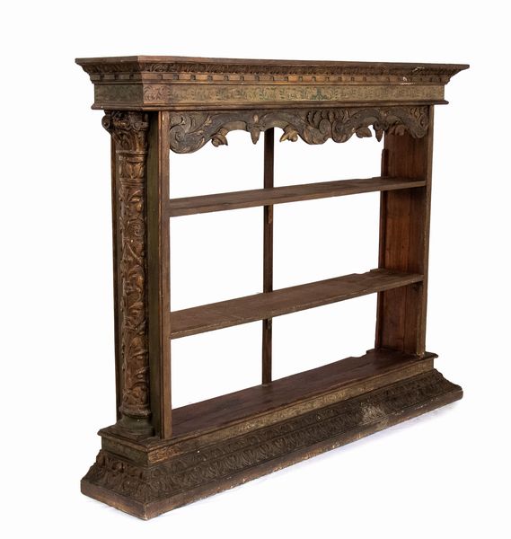 Libreria dipinta italiana Luigi XVI  - Asta  Arredi Antichi, Oggetti d'Arte, Curiosities con una selezione di tappeti - Associazione Nazionale - Case d'Asta italiane