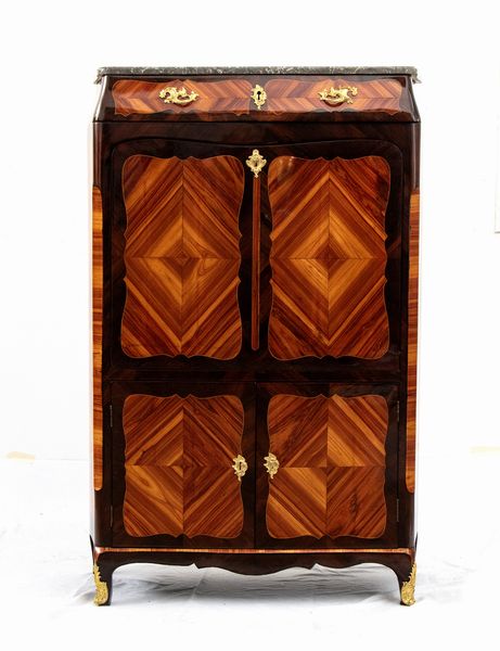 François Rübestück : Secretaire francese Luigi XV  - Asta  Arredi Antichi, Oggetti d'Arte, Curiosities con una selezione di tappeti - Associazione Nazionale - Case d'Asta italiane