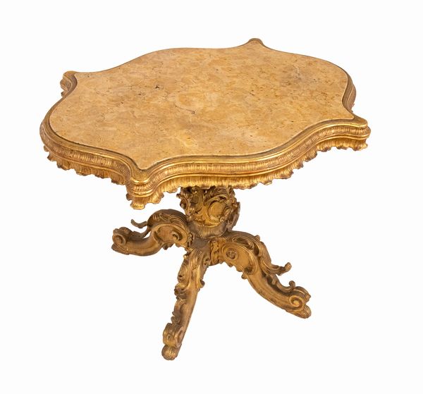 Tavolo Luigi XVI italiano da centro  - Asta  Arredi Antichi, Oggetti d'Arte, Curiosities con una selezione di tappeti - Associazione Nazionale - Case d'Asta italiane