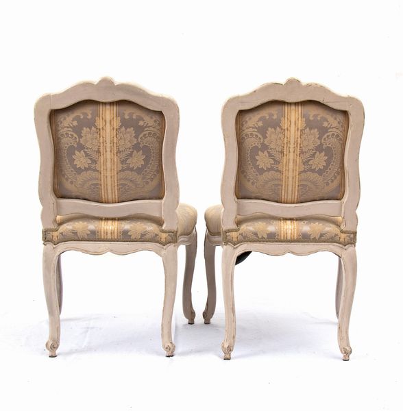 Pierre Leduc : Coppia di poltrone Francesi, Luigi XV  - Asta  Arredi Antichi, Oggetti d'Arte, Curiosities con una selezione di tappeti - Associazione Nazionale - Case d'Asta italiane