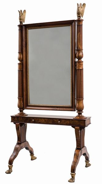Specchiera italiana in stile impero  - Asta  Arredi Antichi, Oggetti d'Arte, Curiosities con una selezione di tappeti - Associazione Nazionale - Case d'Asta italiane