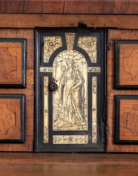 Trumeau italiano in noce con intarsi in avorio  - Asta  Arredi Antichi, Oggetti d'Arte, Curiosities con una selezione di tappeti - Associazione Nazionale - Case d'Asta italiane