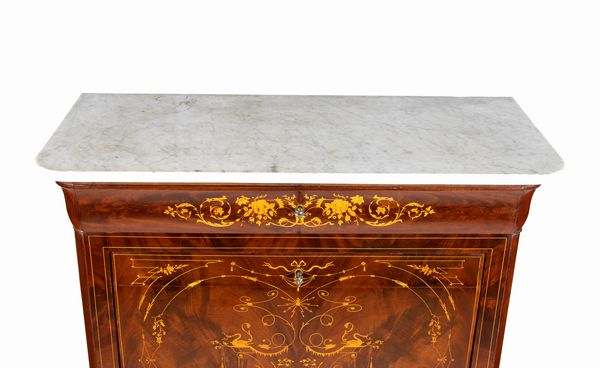 Louis Edouard Lemachard : Secretaire francese Carlo X  - Asta  Arredi Antichi, Oggetti d'Arte, Curiosities con una selezione di tappeti - Associazione Nazionale - Case d'Asta italiane