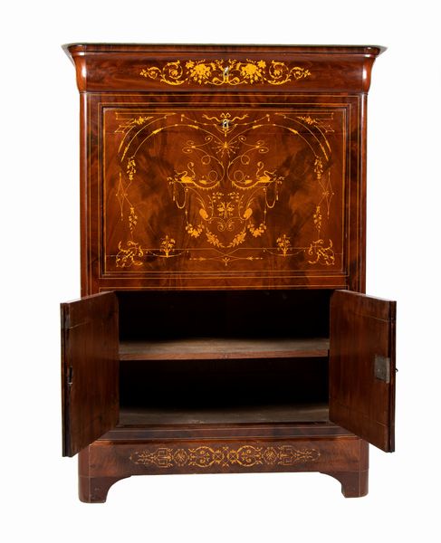 Louis Edouard Lemachard : Secretaire francese Carlo X  - Asta  Arredi Antichi, Oggetti d'Arte, Curiosities con una selezione di tappeti - Associazione Nazionale - Case d'Asta italiane