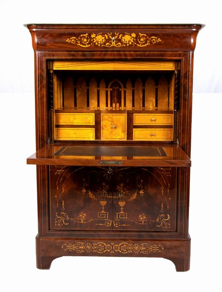 Louis Edouard Lemachard : Secretaire francese Carlo X  - Asta  Arredi Antichi, Oggetti d'Arte, Curiosities con una selezione di tappeti - Associazione Nazionale - Case d'Asta italiane