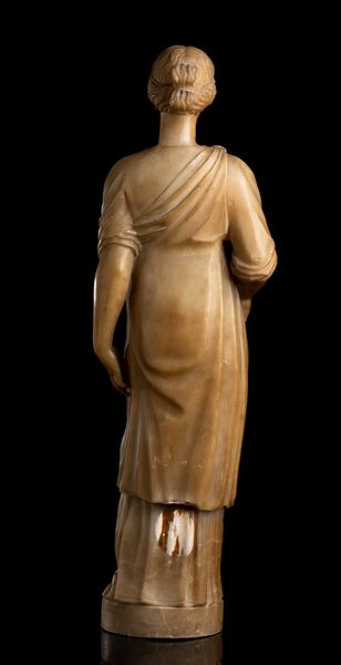 Scultura italiana in alabastro  - Asta  Arredi Antichi, Oggetti d'Arte, Curiosities con una selezione di tappeti - Associazione Nazionale - Case d'Asta italiane