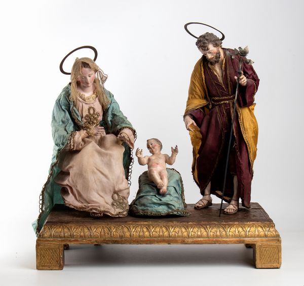 Gruppo della Natività  - Asta  Arredi Antichi, Oggetti d'Arte, Curiosities con una selezione di tappeti - Associazione Nazionale - Case d'Asta italiane