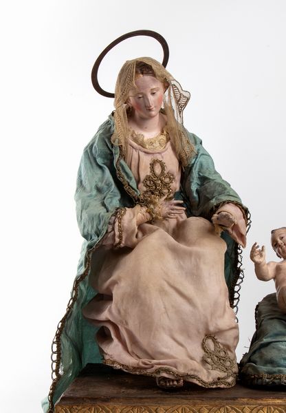 Gruppo della Natività  - Asta  Arredi Antichi, Oggetti d'Arte, Curiosities con una selezione di tappeti - Associazione Nazionale - Case d'Asta italiane