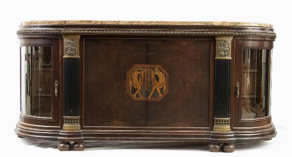 Camera da pranzo Art Dèco francese  - Asta  Arredi Antichi, Oggetti d'Arte, Curiosities con una selezione di tappeti - Associazione Nazionale - Case d'Asta italiane