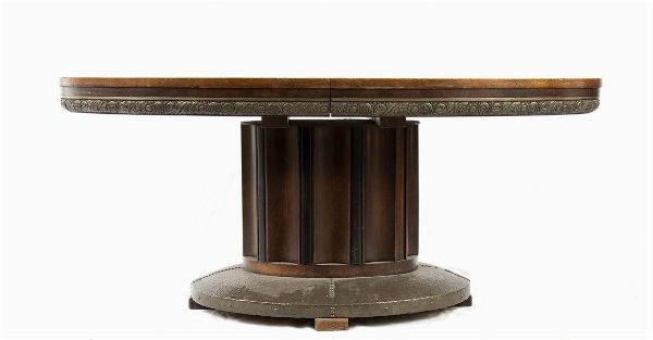 Camera da pranzo Art Dèco francese  - Asta  Arredi Antichi, Oggetti d'Arte, Curiosities con una selezione di tappeti - Associazione Nazionale - Case d'Asta italiane