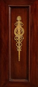 Vetrina francese in stile impero  - Asta  Arredi Antichi, Oggetti d'Arte, Curiosities con una selezione di tappeti - Associazione Nazionale - Case d'Asta italiane