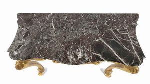 Tavolo console italiano  - Asta  Arredi Antichi, Oggetti d'Arte, Curiosities con una selezione di tappeti - Associazione Nazionale - Case d'Asta italiane