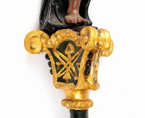 Torciere italiano per processione, Luigi XV  - Asta  Arredi Antichi, Oggetti d'Arte, Curiosities con una selezione di tappeti - Associazione Nazionale - Case d'Asta italiane