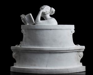 Louis Carier Belleuse (1848-1913) : Scultura in porcellana di Biscuit  - Asta  Arredi Antichi, Oggetti d'Arte, Curiosities con una selezione di tappeti - Associazione Nazionale - Case d'Asta italiane