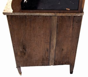 Angoliera francese Luigi XVI in ebano viola  - Asta  Arredi Antichi, Oggetti d'Arte, Curiosities con una selezione di tappeti - Associazione Nazionale - Case d'Asta italiane