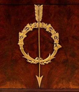 Secretaire Impero francese  - Asta  Arredi Antichi, Oggetti d'Arte, Curiosities con una selezione di tappeti - Associazione Nazionale - Case d'Asta italiane