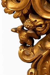 Coppia di console romane dorate ad angolo, Luigi XVI  - Asta  Arredi Antichi, Oggetti d'Arte, Curiosities con una selezione di tappeti - Associazione Nazionale - Case d'Asta italiane