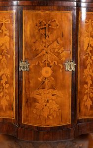 Mobile francese Napoleone III° intarsiato  - Asta  Arredi Antichi, Oggetti d'Arte, Curiosities con una selezione di tappeti - Associazione Nazionale - Case d'Asta italiane