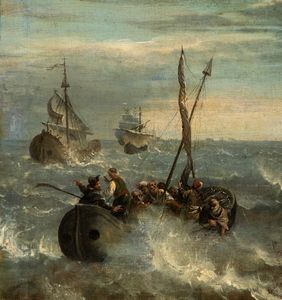 Velieri in tempesta  - Asta  Arredi Antichi, Oggetti d'Arte, Curiosities con una selezione di tappeti - Associazione Nazionale - Case d'Asta italiane