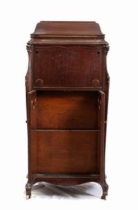 La Voce Del Padrone : Mobile grammofono voce del padrone  - Asta  Arredi Antichi, Oggetti d'Arte, Curiosities con una selezione di tappeti - Associazione Nazionale - Case d'Asta italiane