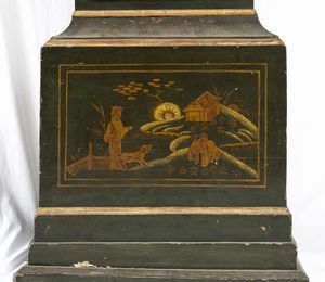 William  Allam : Orologio a torre inglese Giorgio III  - Asta  Arredi Antichi, Oggetti d'Arte, Curiosities con una selezione di tappeti - Associazione Nazionale - Case d'Asta italiane