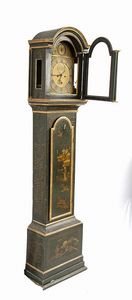 William  Allam : Orologio a torre inglese Giorgio III  - Asta  Arredi Antichi, Oggetti d'Arte, Curiosities con una selezione di tappeti - Associazione Nazionale - Case d'Asta italiane