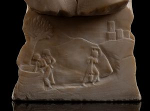 Giuseppe Gambogi : Busto in marmo  - Asta  Arredi Antichi, Oggetti d'Arte, Curiosities con una selezione di tappeti - Associazione Nazionale - Case d'Asta italiane