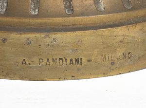 Antonio Pandiani : Trittico italiano dorato  - Asta  Arredi Antichi, Oggetti d'Arte, Curiosities con una selezione di tappeti - Associazione Nazionale - Case d'Asta italiane