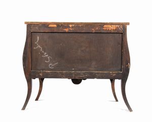 Comò olandese intarsiato  - Asta  Arredi Antichi, Oggetti d'Arte, Curiosities con una selezione di tappeti - Associazione Nazionale - Case d'Asta italiane