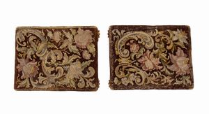 Coppia di panchetti dorati italiani  - Asta  Arredi Antichi, Oggetti d'Arte, Curiosities con una selezione di tappeti - Associazione Nazionale - Case d'Asta italiane